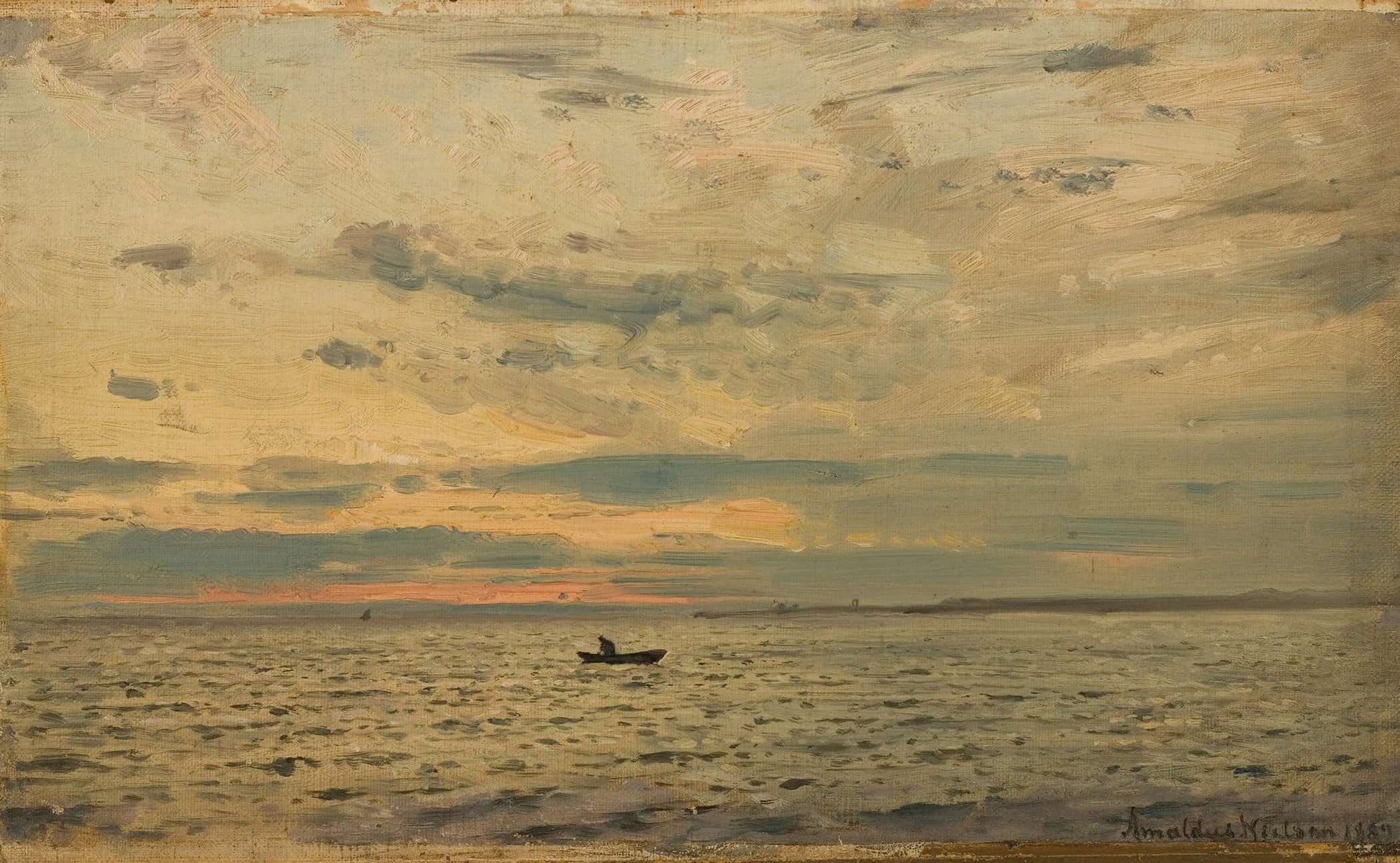 Etter Solnedgang By Amaldus Nielsen