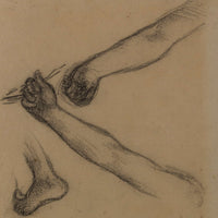 Etude De Bras Et De Pieds by Pierre Puvis De Chavannes