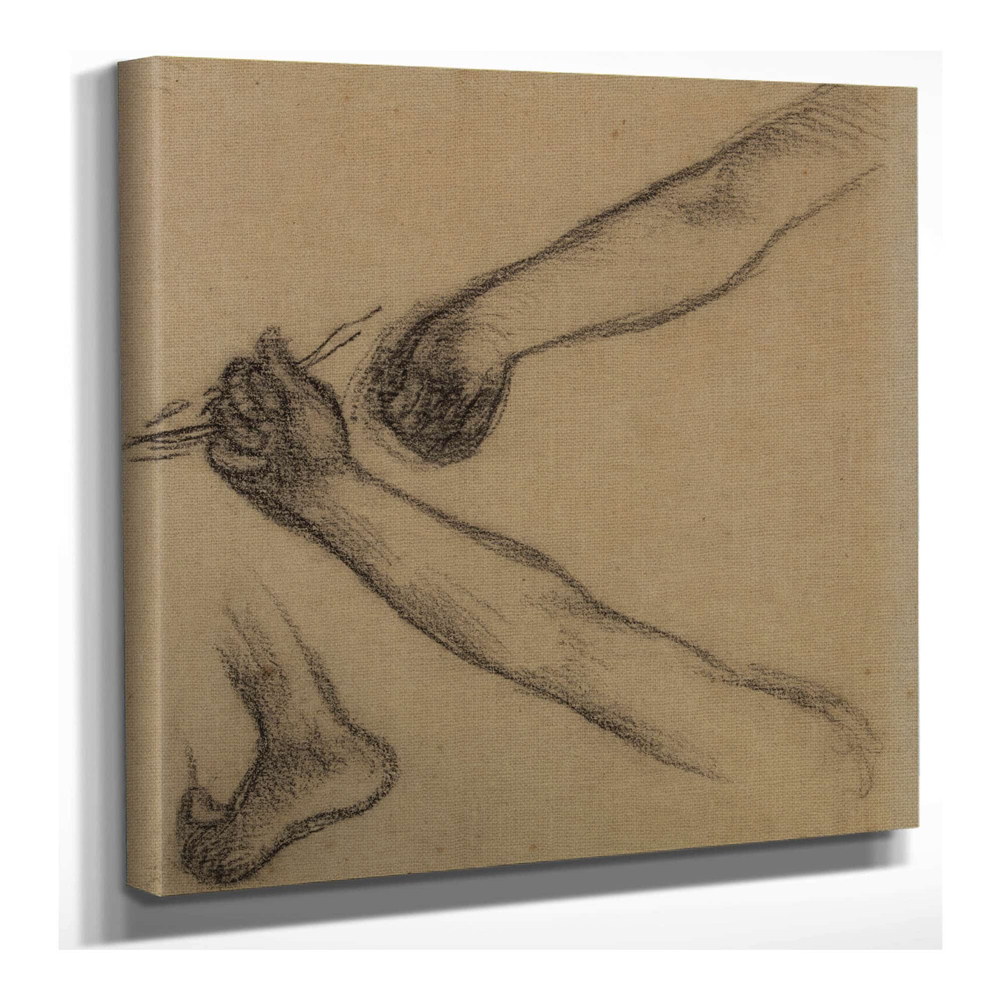 Etude De Bras Et De Pieds by Pierre Puvis De Chavannes