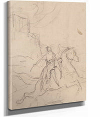 Etude De Cavalier by Henri Leopold Levy