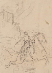 Etude De Cavalier by Henri Leopold Levy