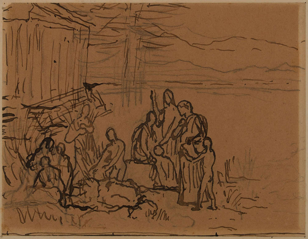 Etude De Composition by Pierre Puvis De Chavannes
