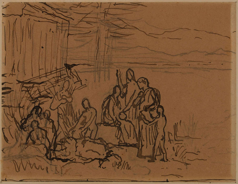 Etude De Composition by Pierre Puvis De Chavannes
