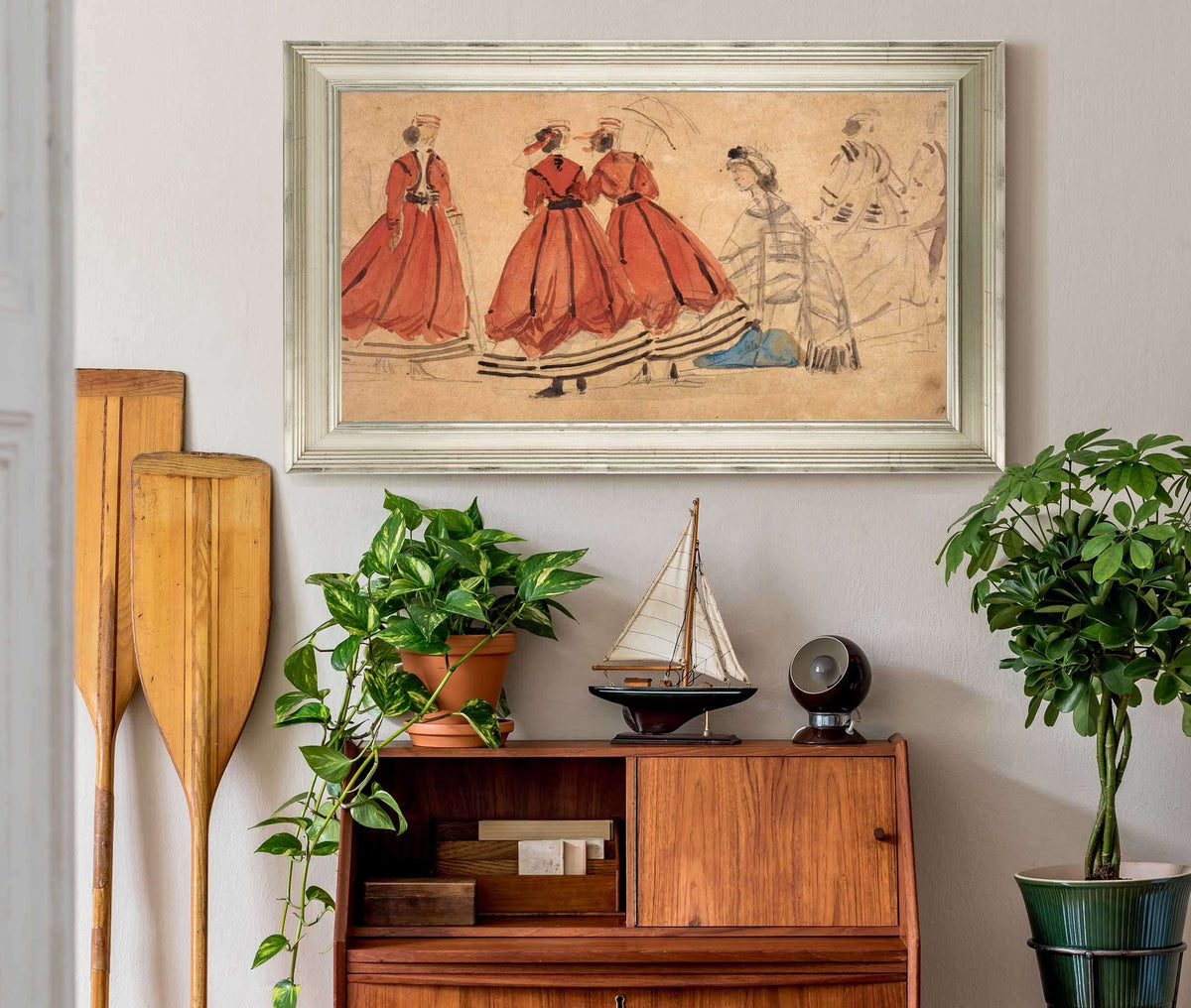 Etude De Costumes by Eugene Boudin