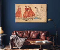 Etude De Costumes by Eugene Boudin