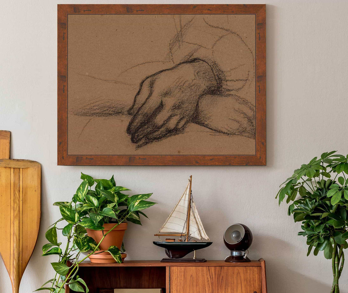 Etude De Deux Mains by Pierre Puvis De Chavannes