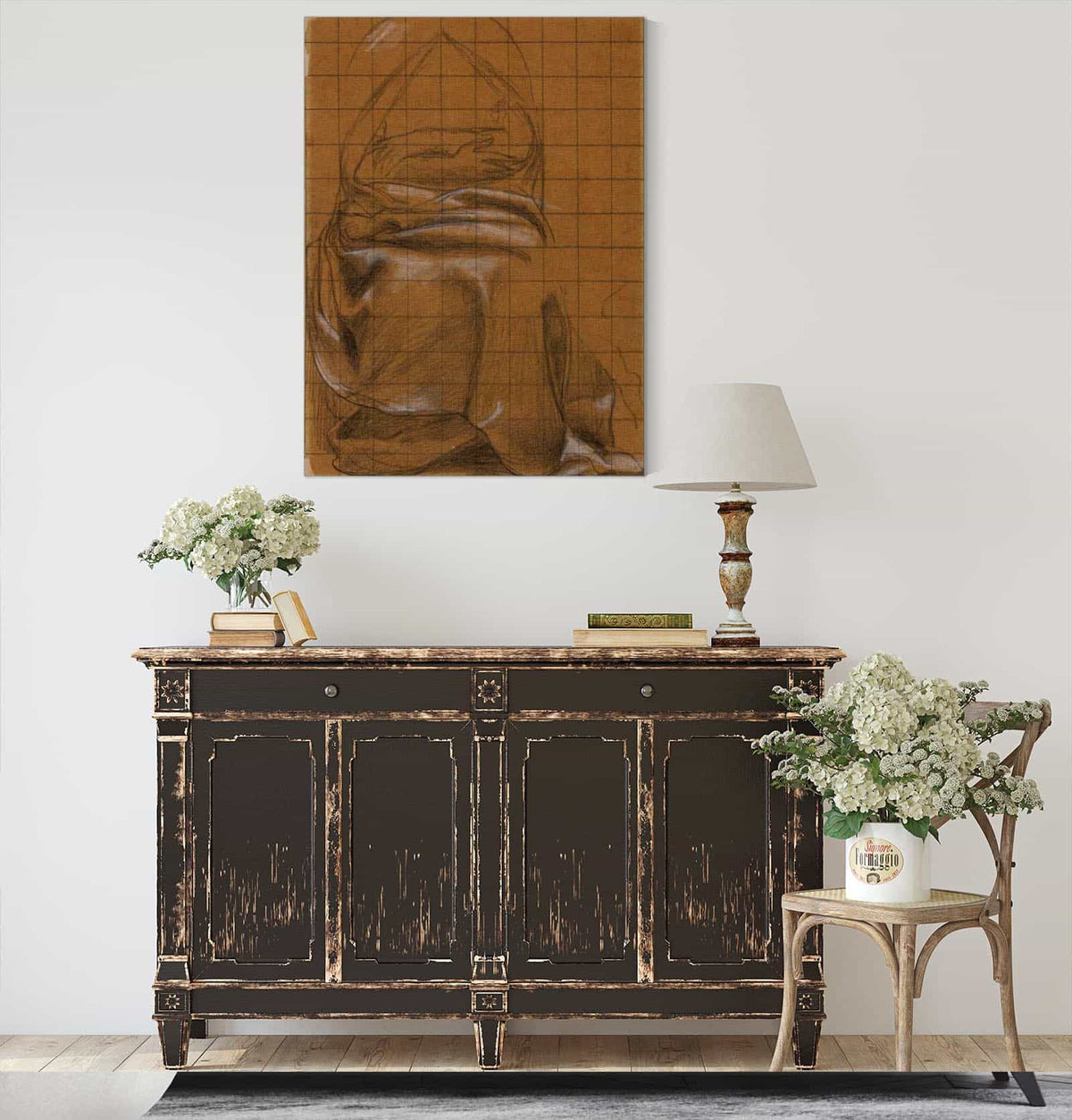 Etude De Draperie by Pierre Puvis De Chavannes