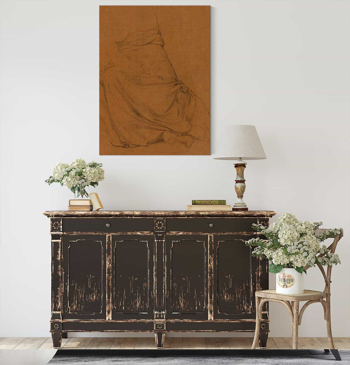 Etude De Draperie by Pierre Puvis De Chavannes