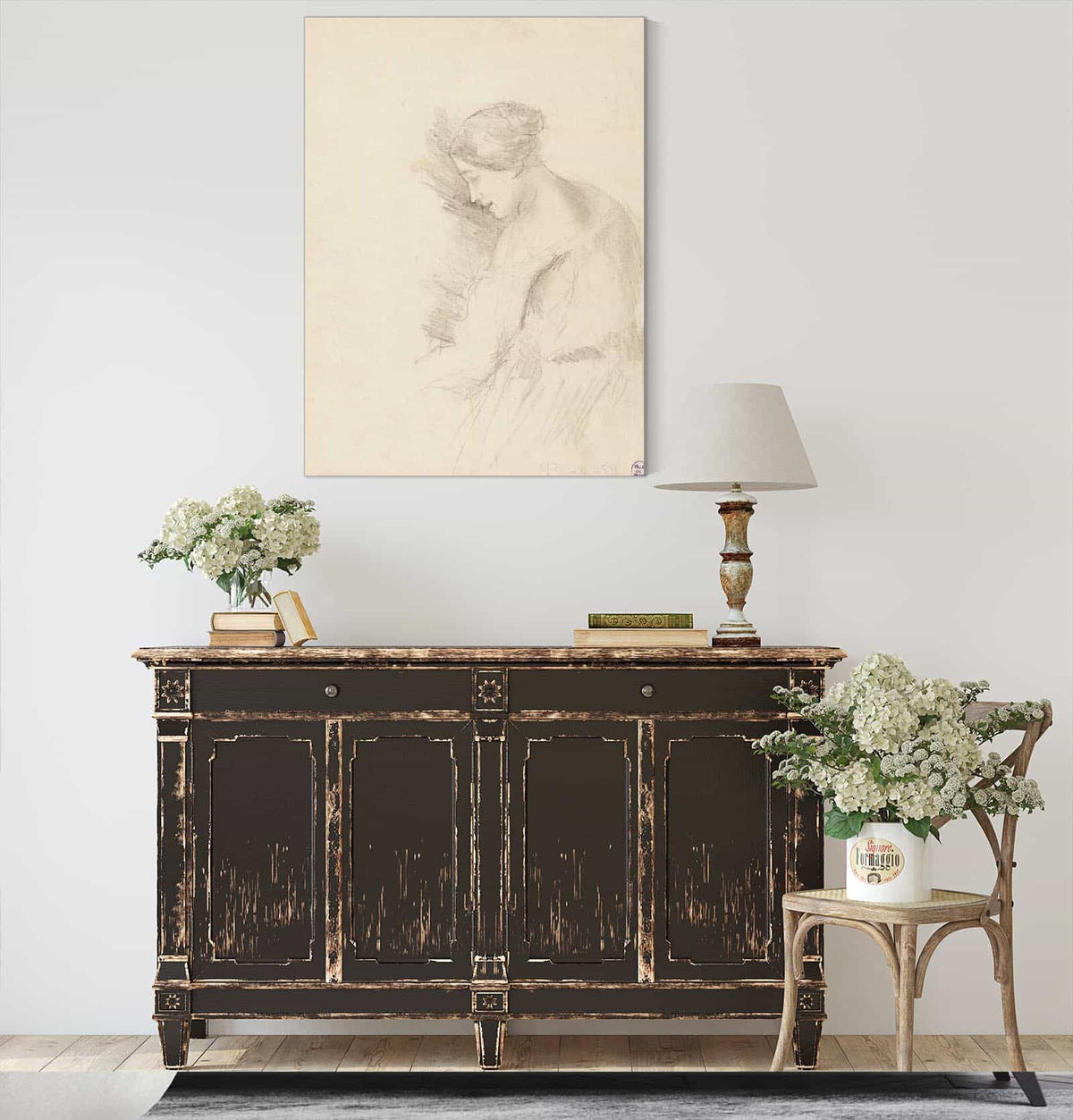 Etude De Femme by Narcisse Virgile Diaz De La Pena