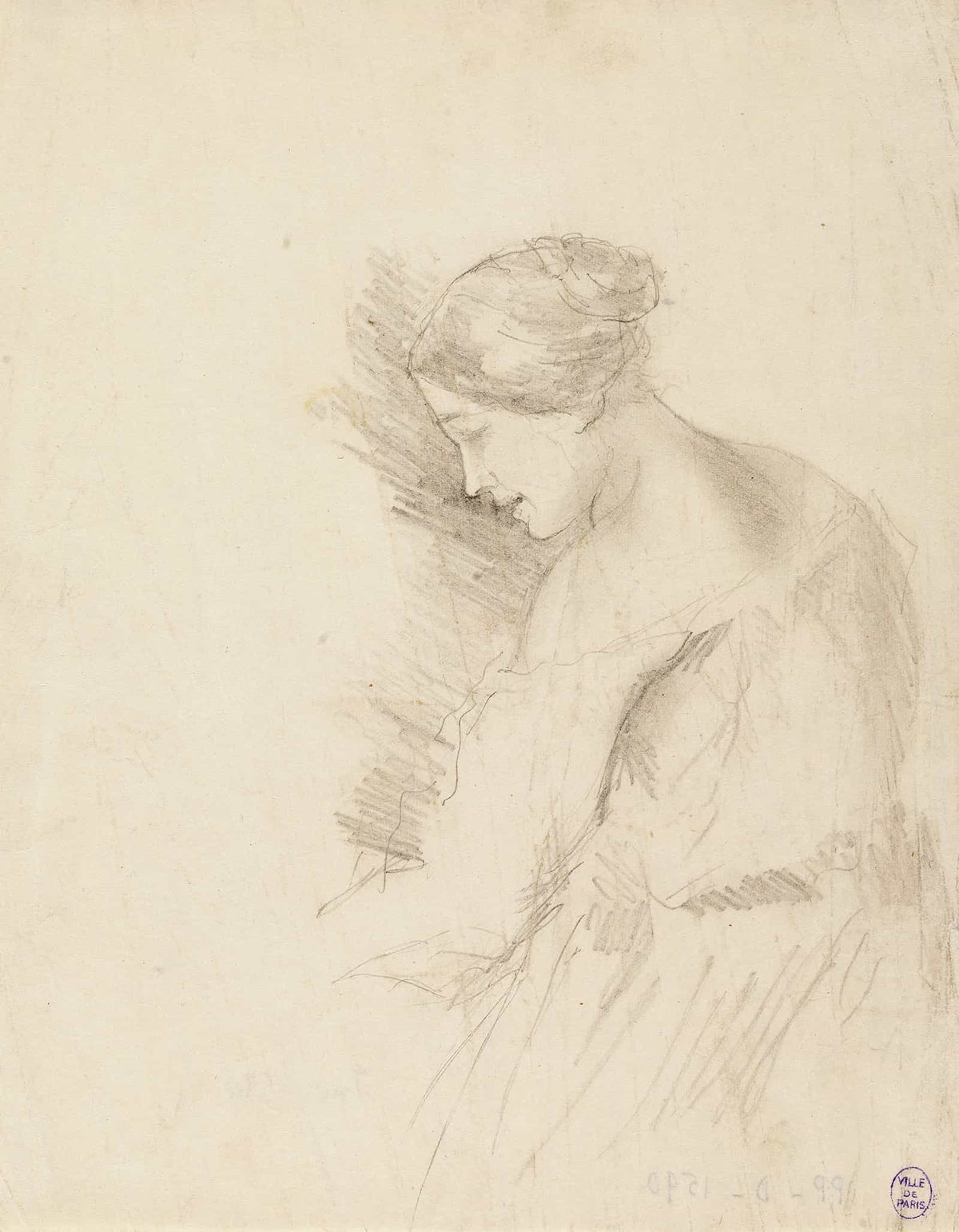 Etude De Femme by Narcisse Virgile Diaz De La Pena