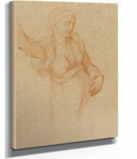 Etude De Femme Drapee by Narcisse Virgile Diaz De La Pena