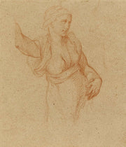 Etude De Femme Drapee by Narcisse Virgile Diaz De La Pena