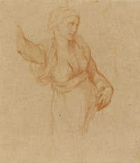 Etude De Femme Drapee by Narcisse Virgile Diaz De La Pena