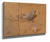 Etude De Femme Drapee Et Etude De La Draperie by Luc Olivier Merson