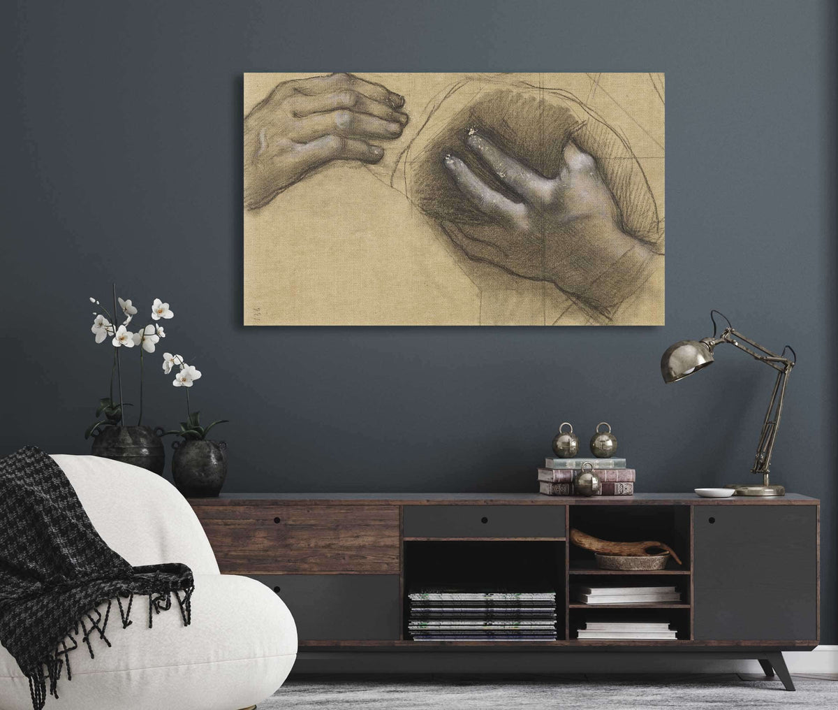 Etude De Mains by Pierre Puvis De Chavannes