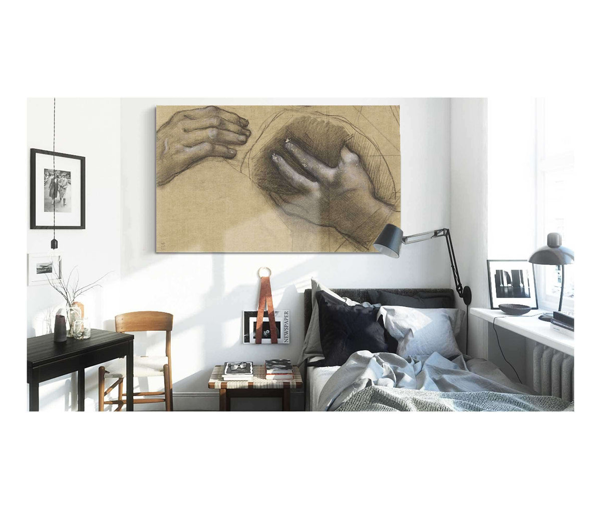 Etude De Mains by Pierre Puvis De Chavannes