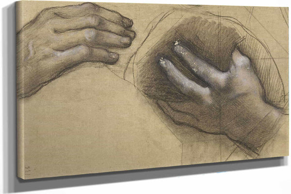 Etude De Mains by Pierre Puvis De Chavannes