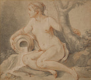 Etude De Nymphe by Charles Joseph Natoire