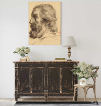 Etude De Tete Dhomme De Profil by Henri Leopold Levy