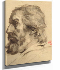 Etude De Tete Dhomme De Profil by Henri Leopold Levy