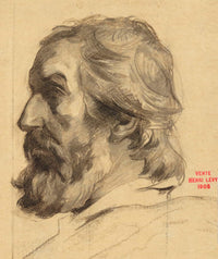 Etude De Tete Dhomme De Profil by Henri Leopold Levy