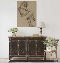 Etude Denfant Pour Lenfance De Sainte Genevieve by Pierre Puvis De Chavannes