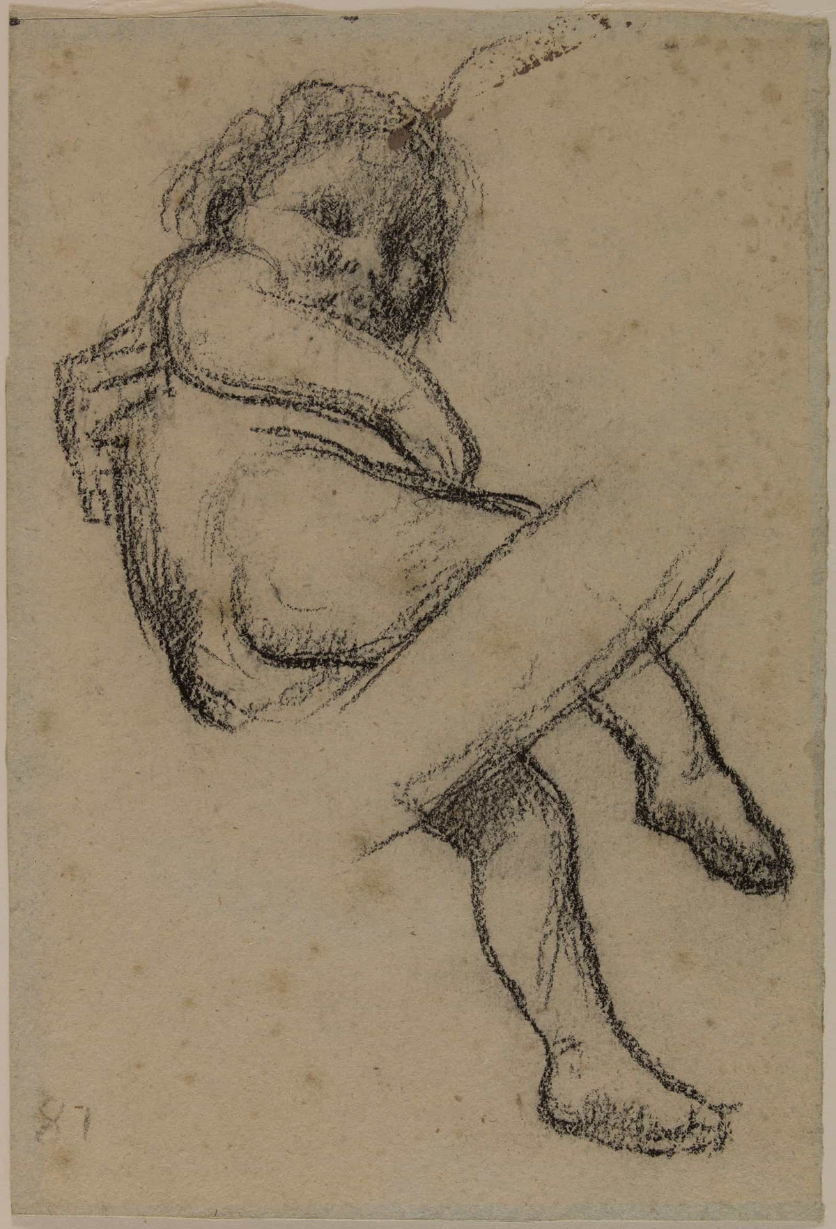 Etude Denfant Pour Lenfance De Sainte Genevieve by Pierre Puvis De Chavannes