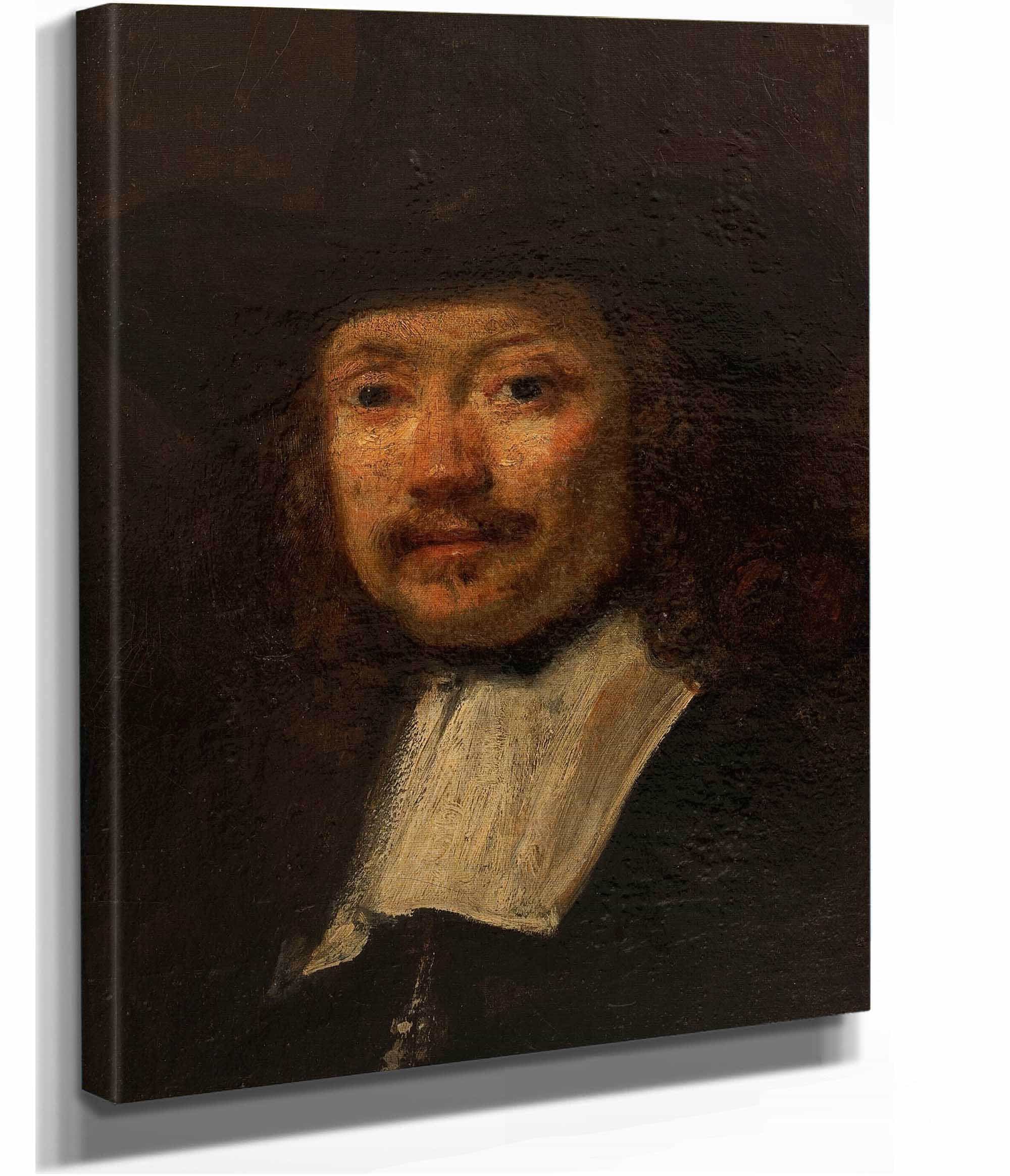 Etude Dhomme Les Syndics Copie Dapres Rembrandt by Felix Ziem