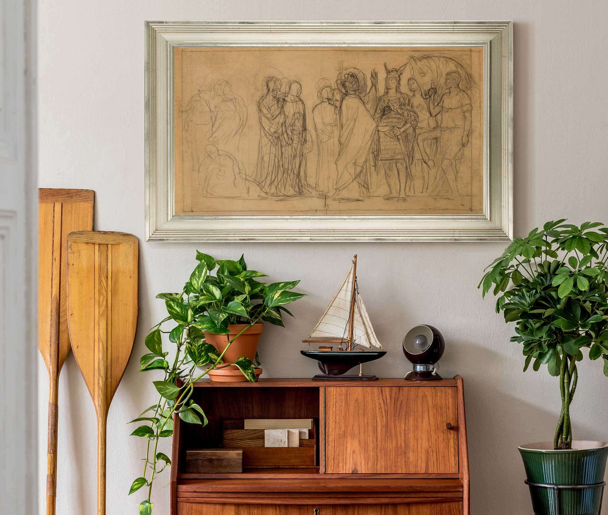 Etude Pour La Derniere Composition Du Pantheon Non Executee by Pierre Puvis De Chavannes