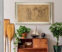 Etude Pour La Derniere Composition Du Pantheon Non Executee by Pierre Puvis De Chavannes