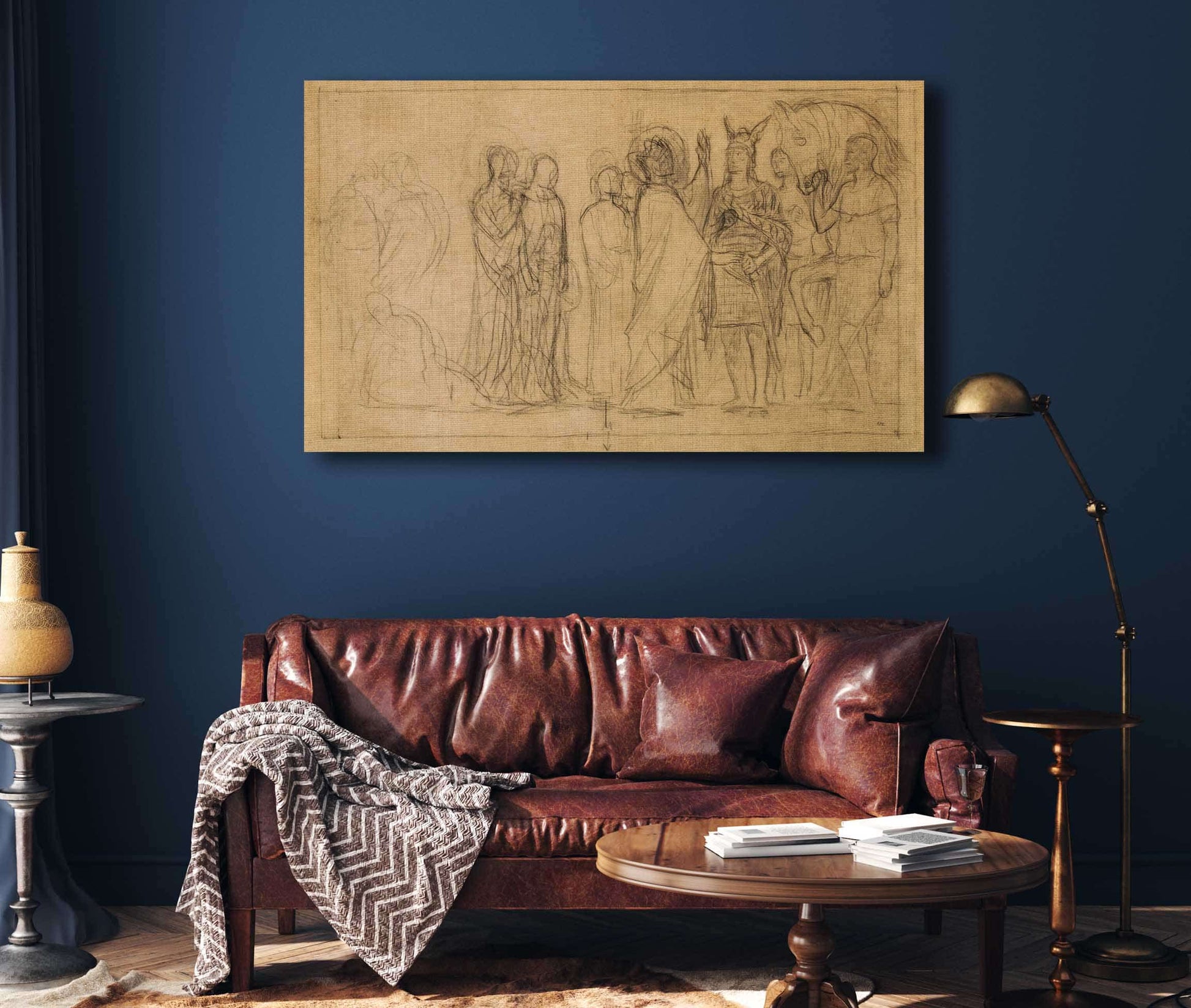 Etude Pour La Derniere Composition Du Pantheon Non Executee by Pierre Puvis De Chavannes