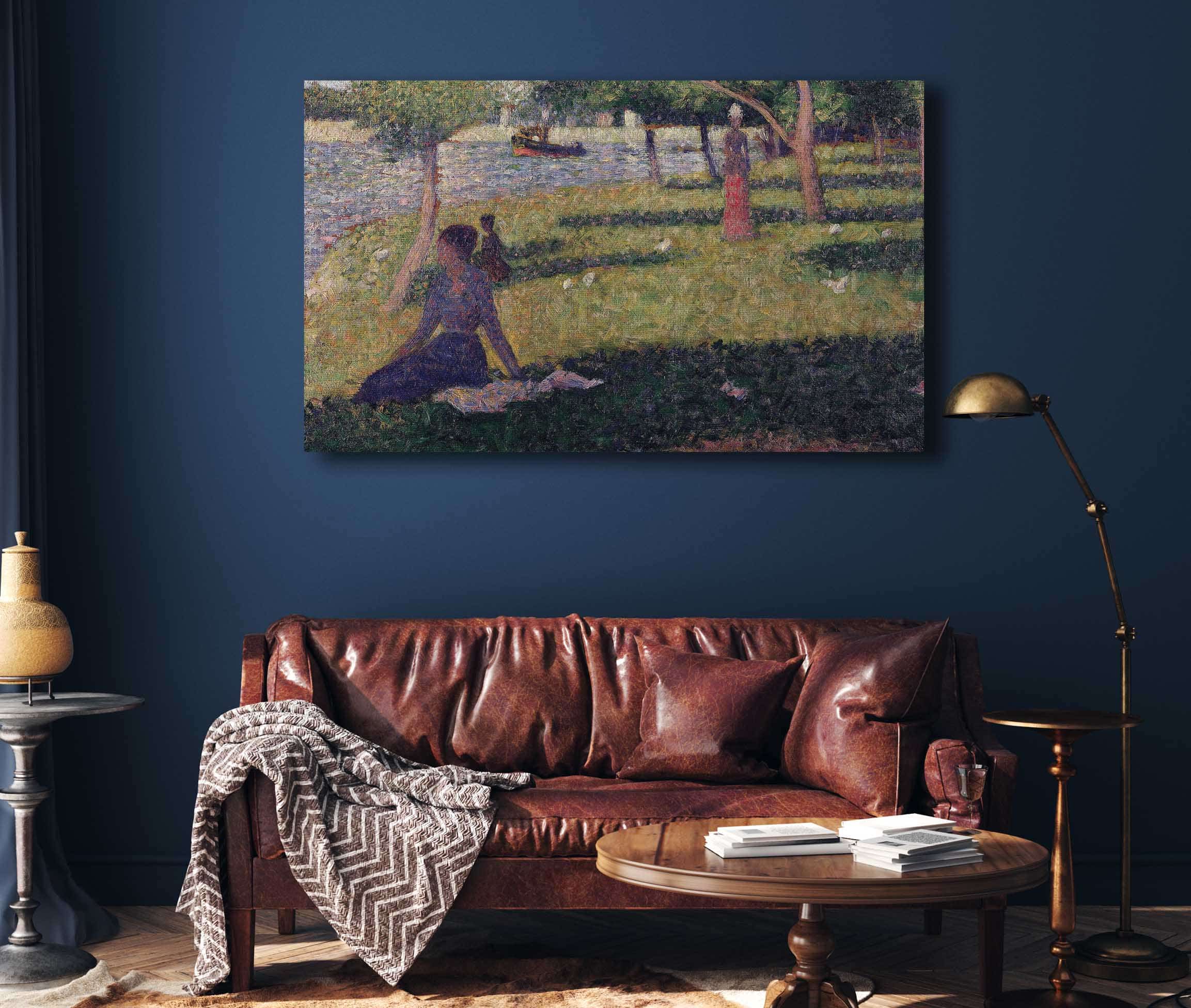 Etude Pour La Grande Jatte Study For La Grande Jatte Between And by Georges Seurat