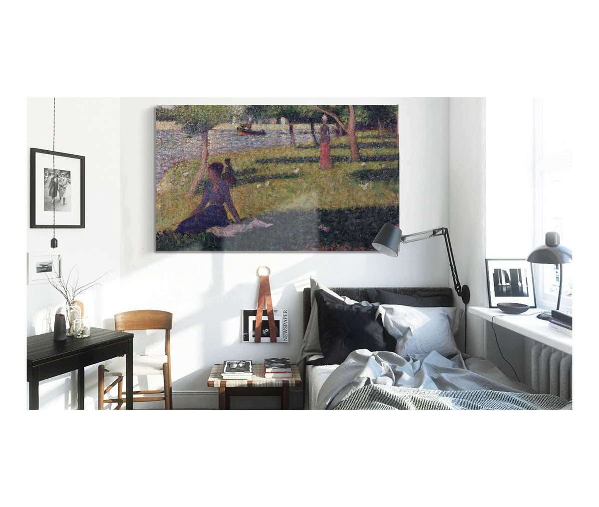 Etude Pour La Grande Jatte Study For La Grande Jatte Between And by Georges Seurat