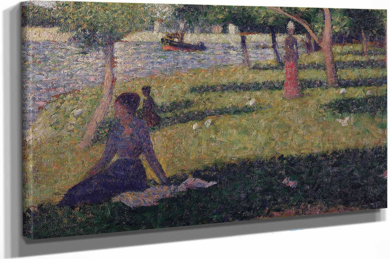 Etude Pour La Grande Jatte Study For La Grande Jatte Between And by Georges Seurat