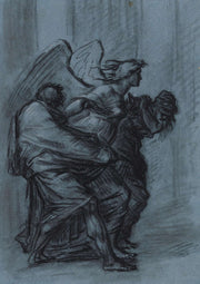 Etude Pour La Justice Et La Vengeance Divine Poursuivant Le Crime by Pierre Paul Prudhon