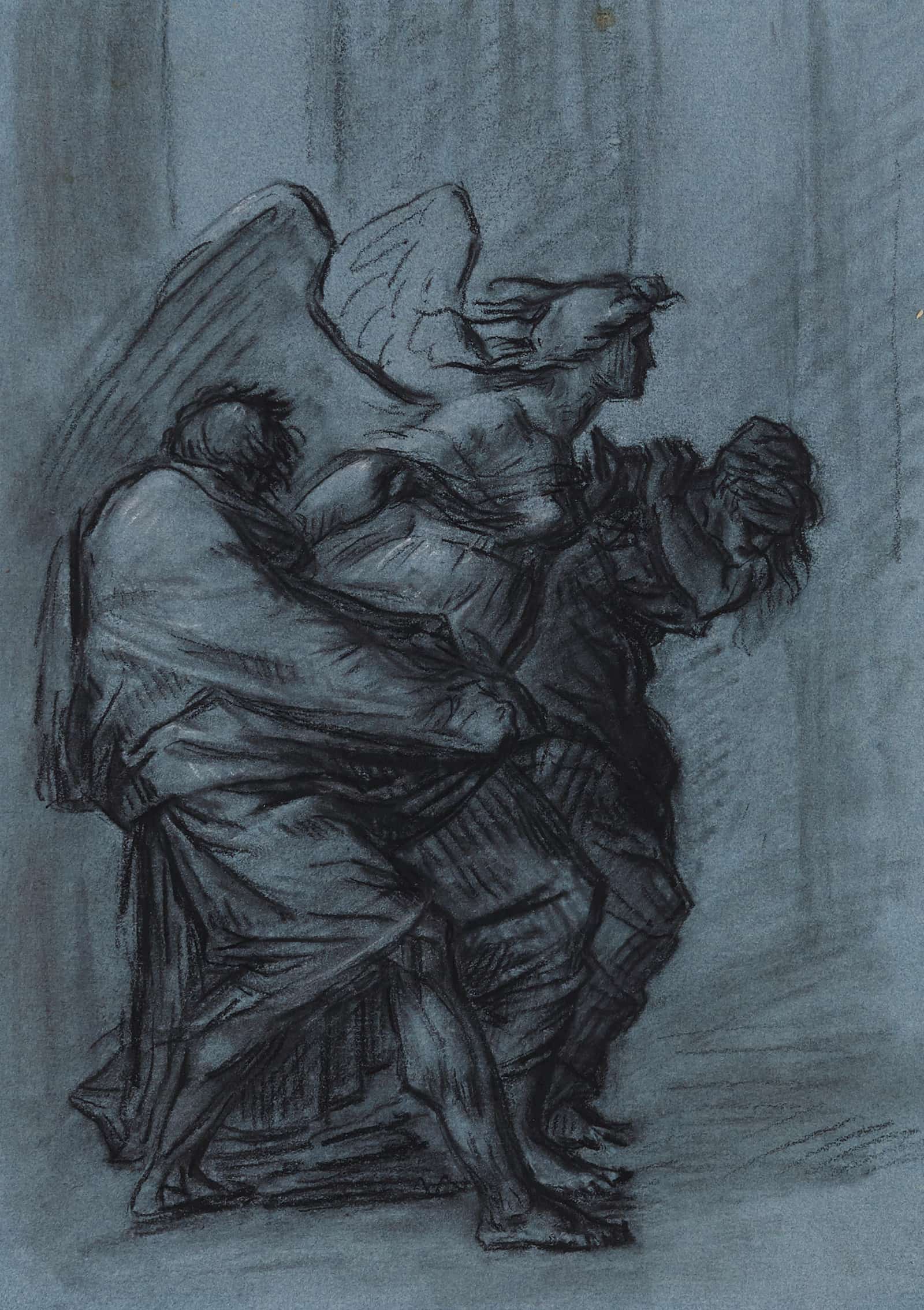 Etude Pour La Justice Et La Vengeance Divine Poursuivant Le Crime by Pierre Paul Prudhon