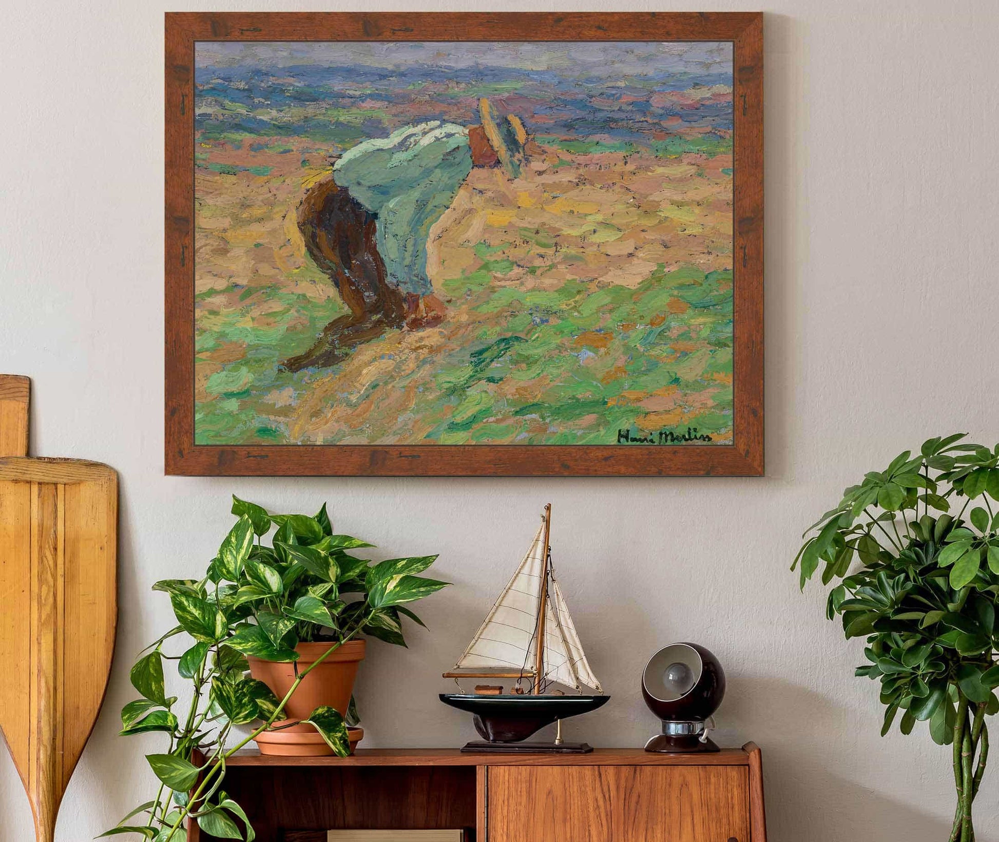 Etude Pour La Moisson by Henri Martin