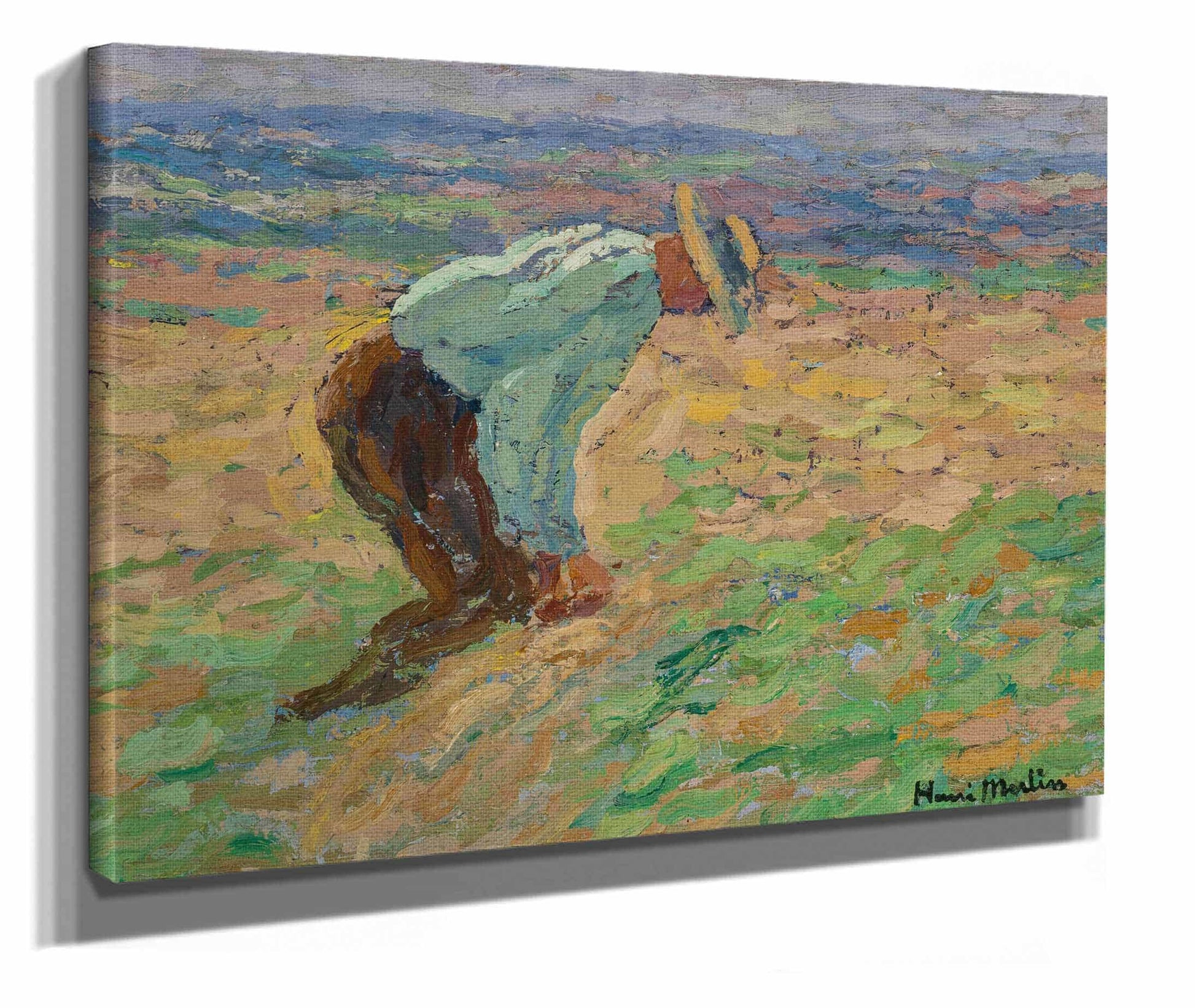 Etude Pour La Moisson by Henri Martin