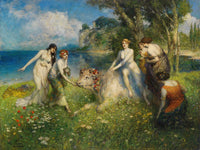 Europa Auf Dem Stier by Ferdinand Leeke