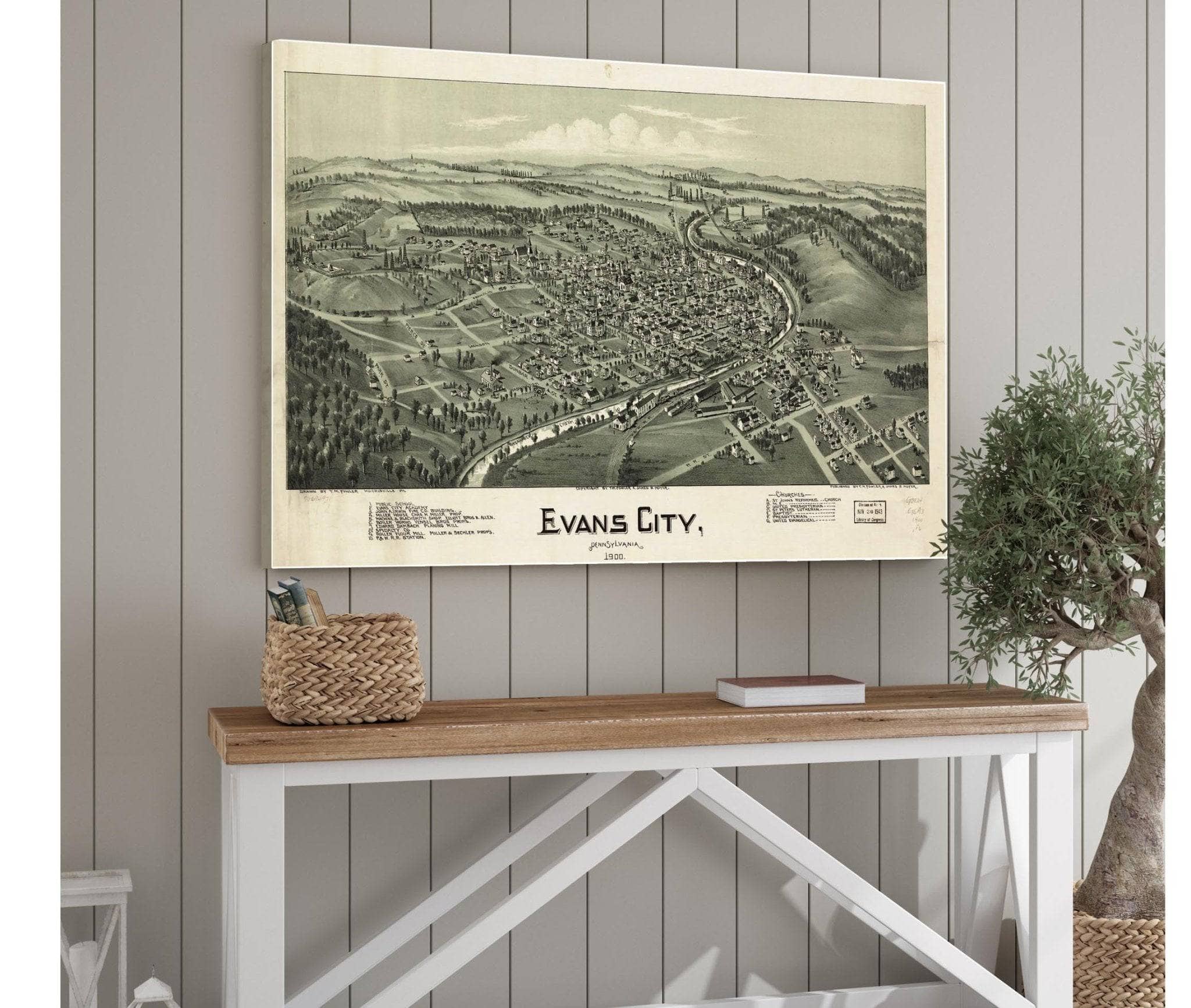 Evans City Pennsylvania 1900  State Of Pennsylvania