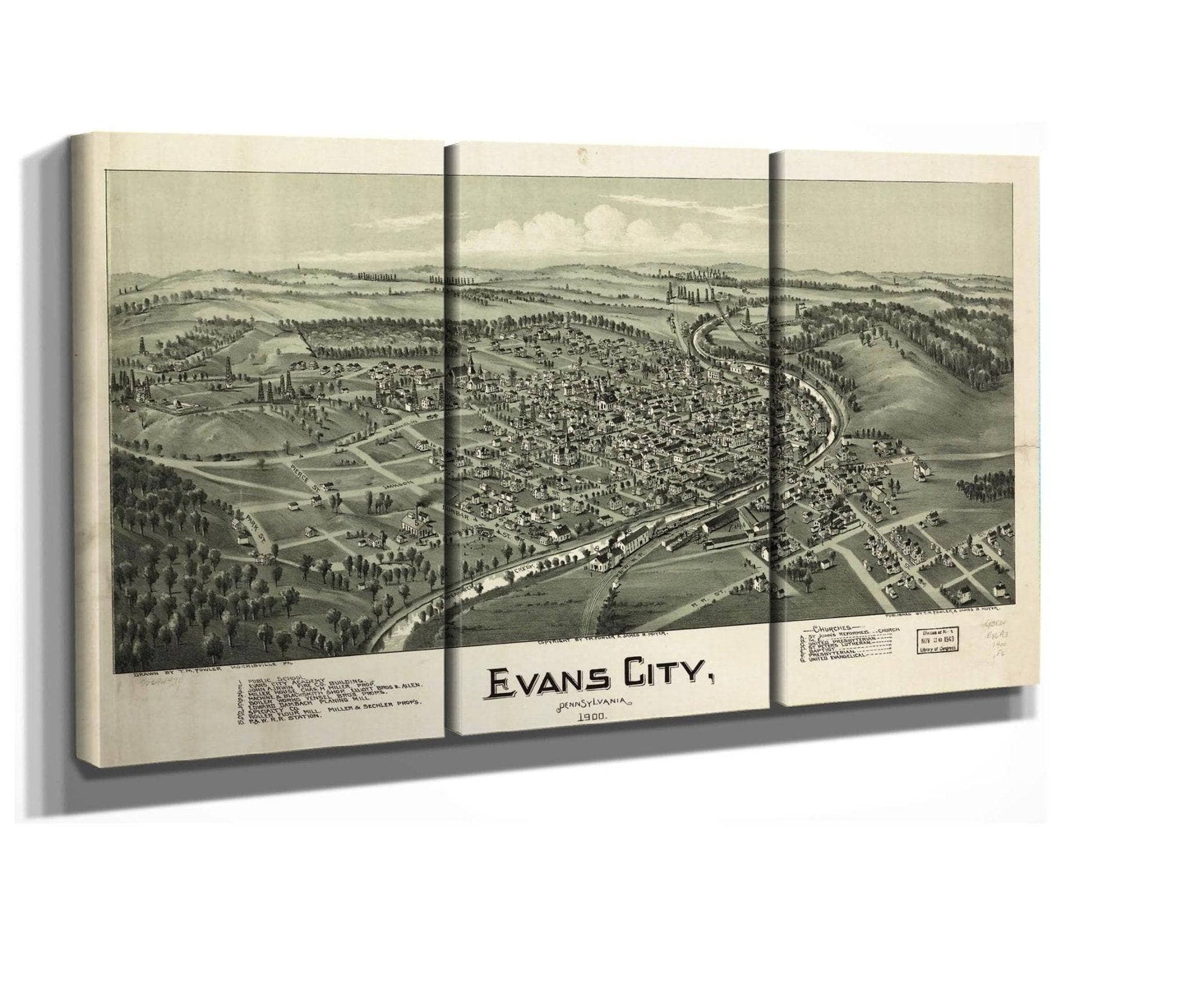 Evans City Pennsylvania 1900  State Of Pennsylvania