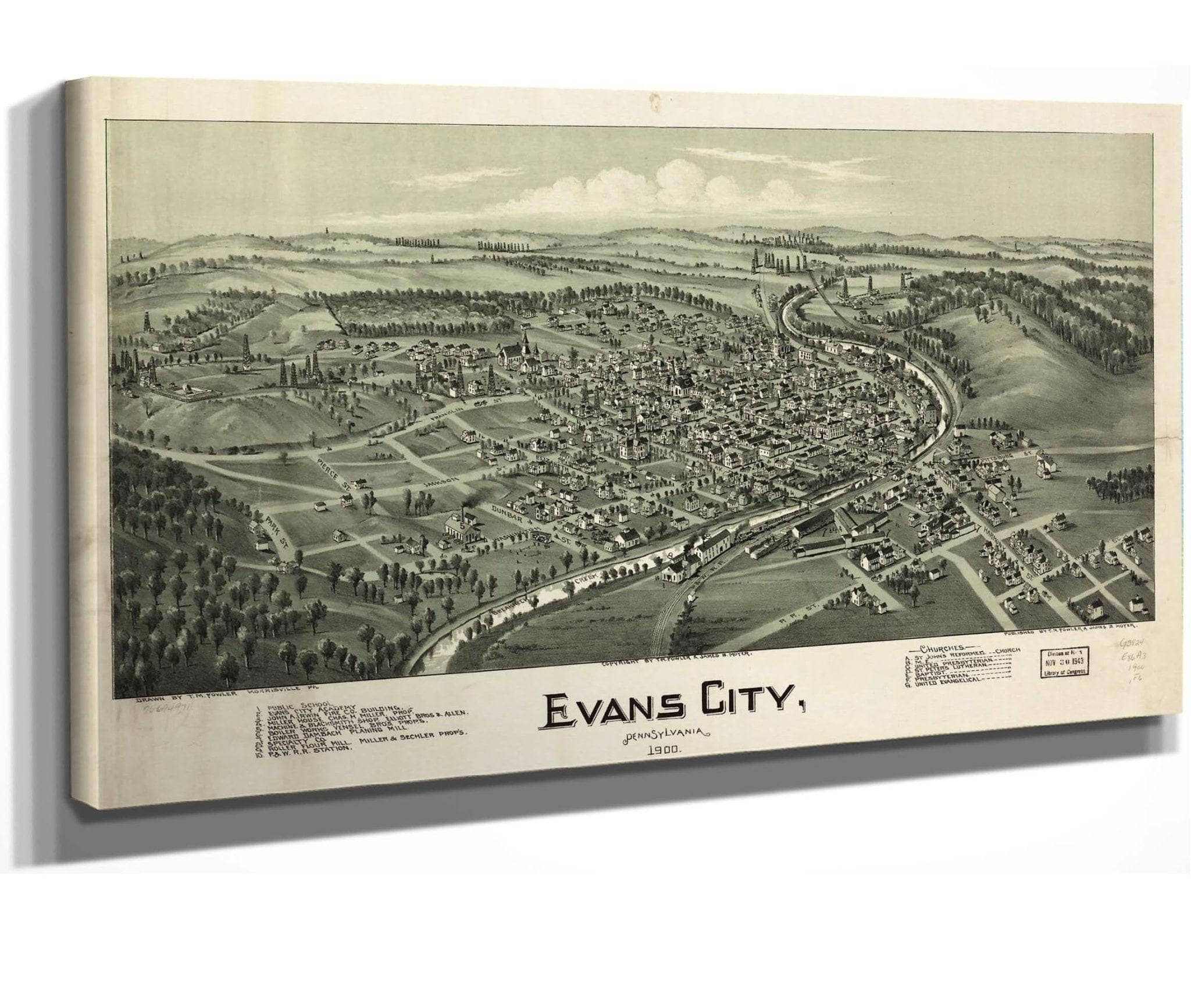 Evans City Pennsylvania 1900  State Of Pennsylvania