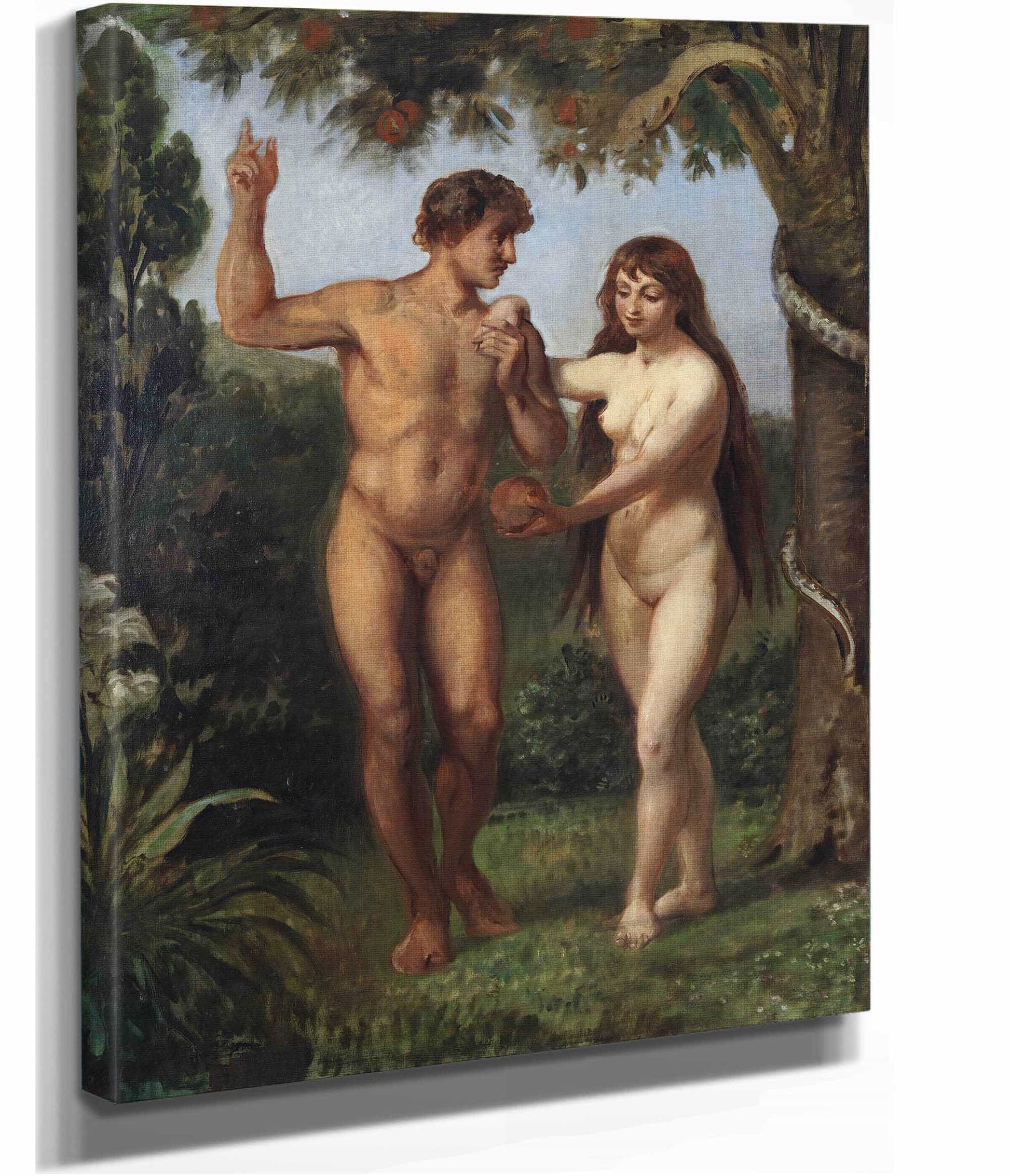 Eve Tempts Adam by Wilhelm Marstrand
