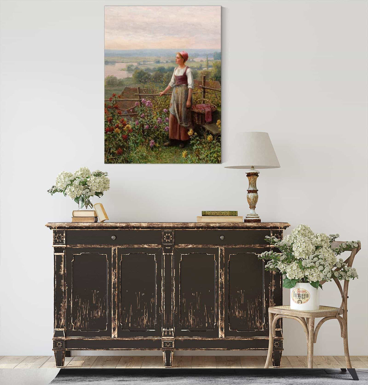 Evening At Chantemesle by Daniel Ridgway Knight