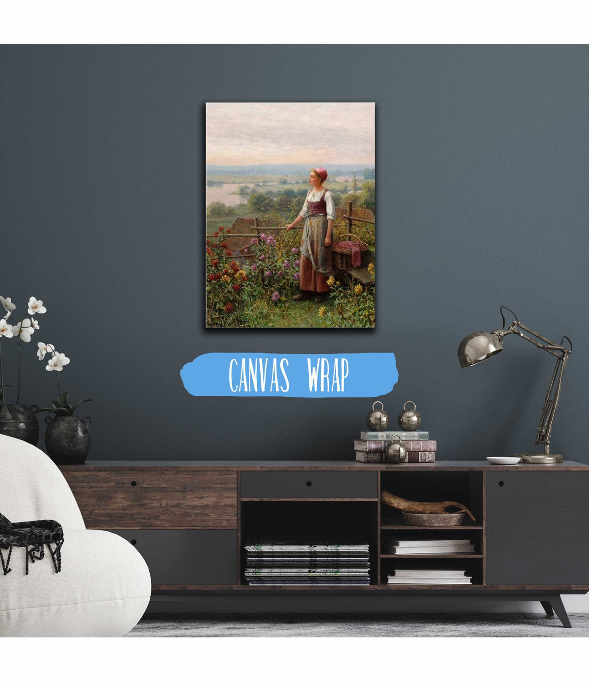 Evening At Chantemesle by Daniel Ridgway Knight