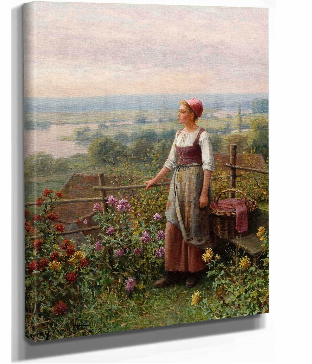 Evening At Chantemesle by Daniel Ridgway Knight