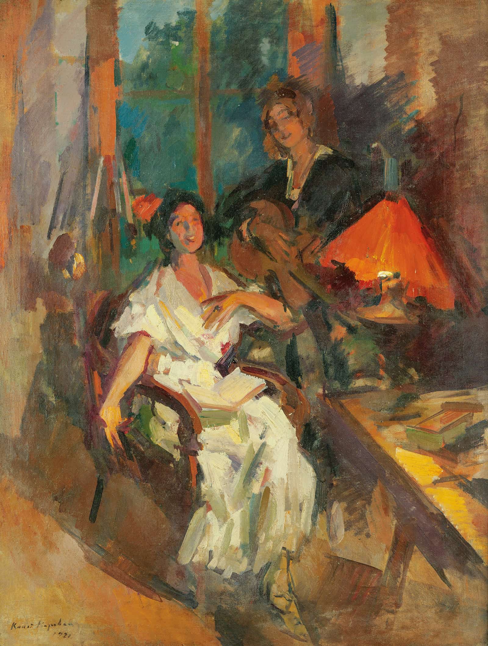 Evening Duet by Konstantin Alexeevich Korovin