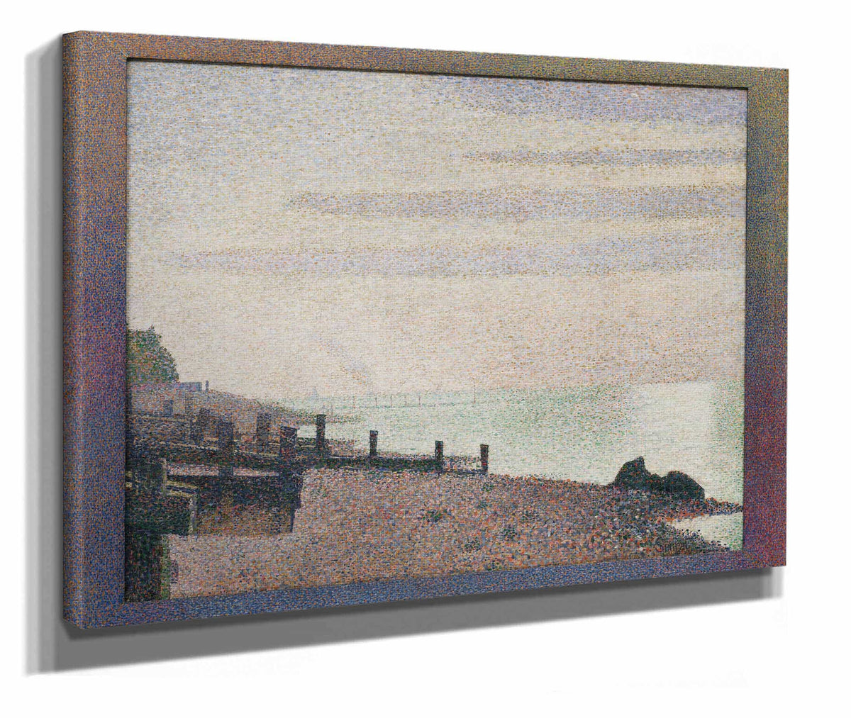 Evening Honfleur by Georges Seurat