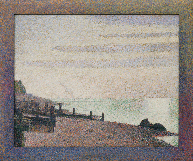 Evening Honfleur by Georges Seurat