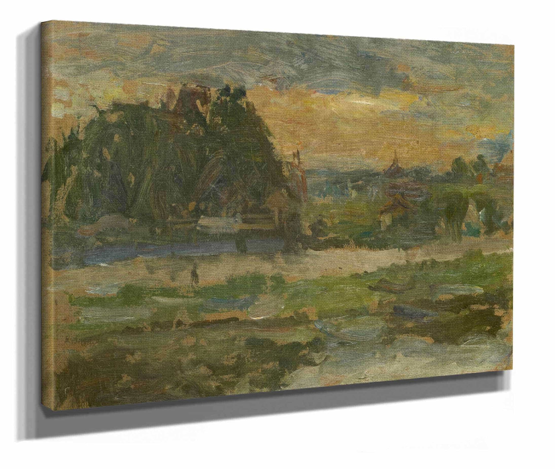 Evening On The Seine by Walter Kurt Wiemken